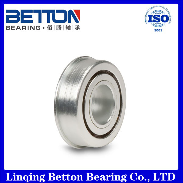 Flanged deep groove ball bearings F603